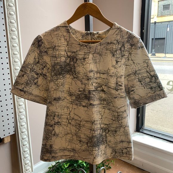Willow Tops - WILLOW of Australia Marble Print Blouse